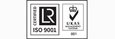 Certified ISO 9001 - UKAS Management Systems Logo