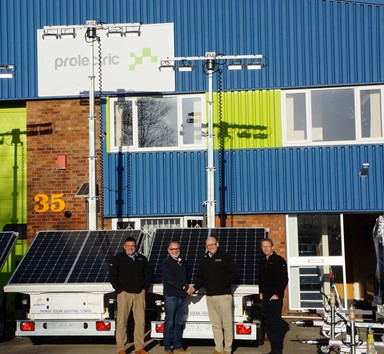 Boo Boo Plant Hire Buy in to Benefits of Pure Solar Light's Solar Lighting