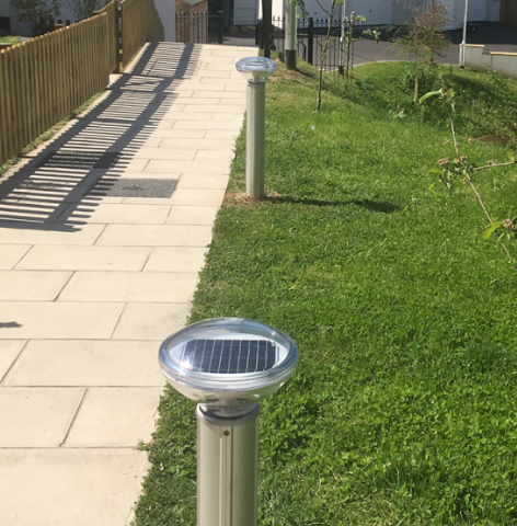 St Bollards In Housing Development